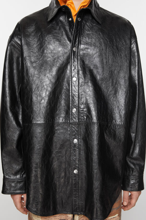 (image for) Affordable Leather shirt jacket